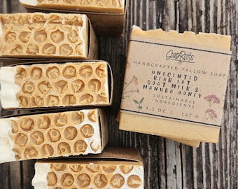 UNSCENTED Bear Fat + Manuka Honey Soap