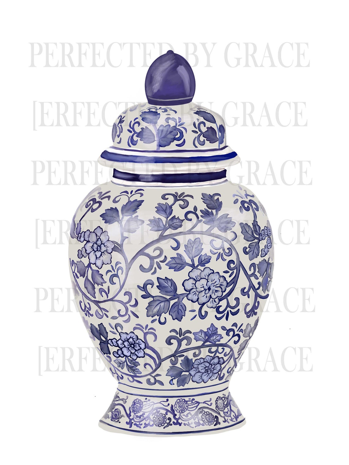 Ginger Jar Clip Art PNG File Instant Download Etsy