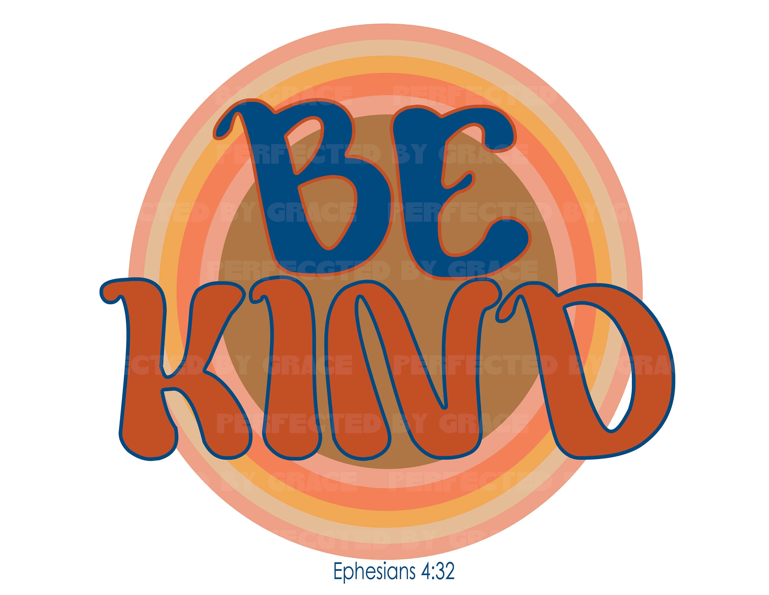 Be Kind Clip Art PNG and JPG Files Ephesians 4 32 Etsy