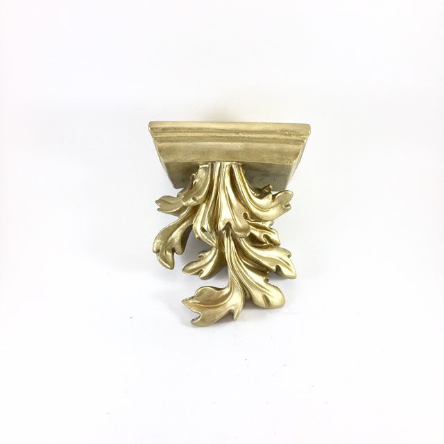 Gold Corbel Sconce For Wall Decorwall Sconce Shelfgold Gilt Etsy