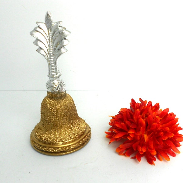 Vintage  Bell,Hand Bell,Decorative Bell ,Gold and Silver Bell,Table Bell Decor