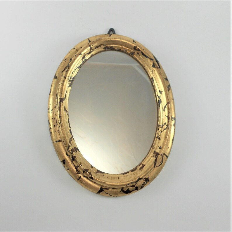 Oval Wall Mirror Small Rustic For Geometric Framed Entryway