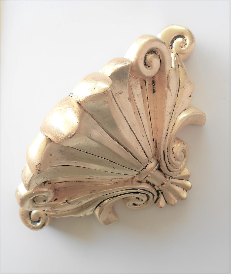 Wall Sconce Shelf Bracket Vintage Style Gold Gilt Sconce ... on Small Sconce Shelf id=88263