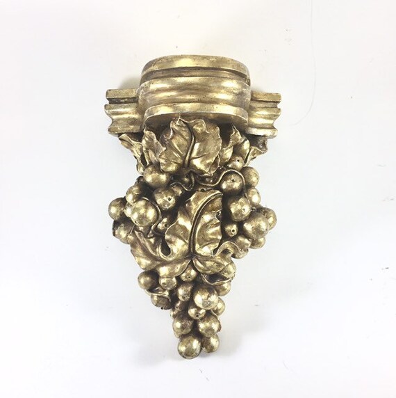 Gold Carved Corbelsconce Shelf For Wall Decorgold
