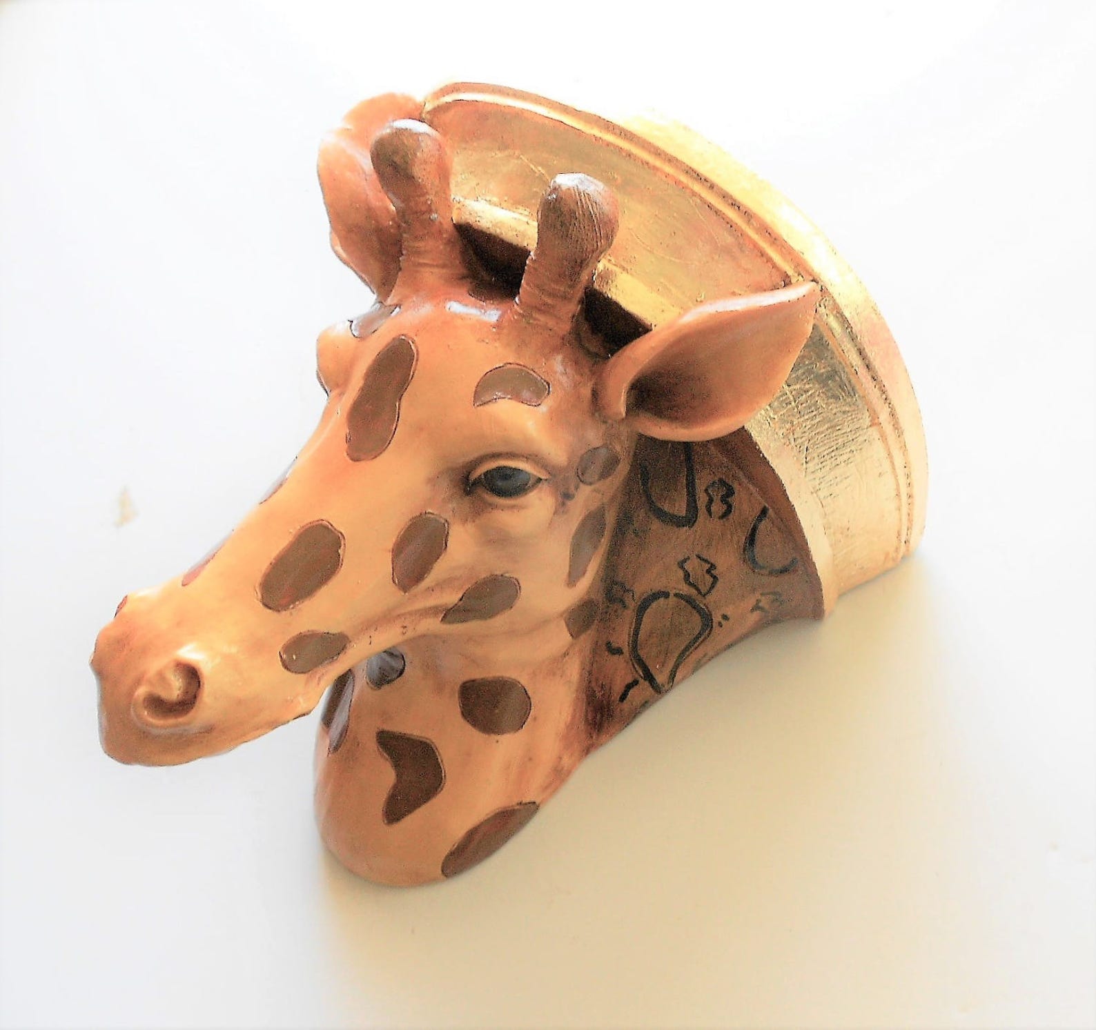 Giraffe Wall Bracket Shelf Giraffe Head Shelf Sconce Shelf Etsy UK