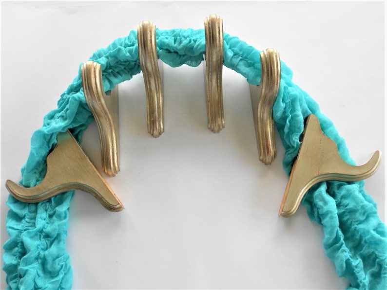 silver curtain rod brackets