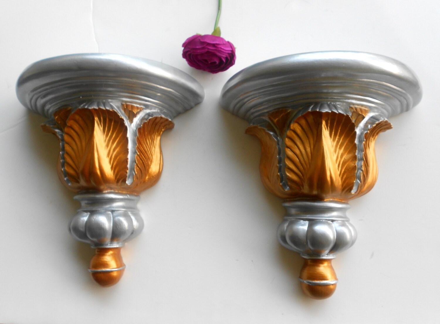 Wall Shelves Pair Corbels Sconces For SaleShelf Corbels | Etsy Wall Shelves Pair Corbels Sconces For SaleShelf Corbels | Etsy on Corbel Sconce Shelf id=19422