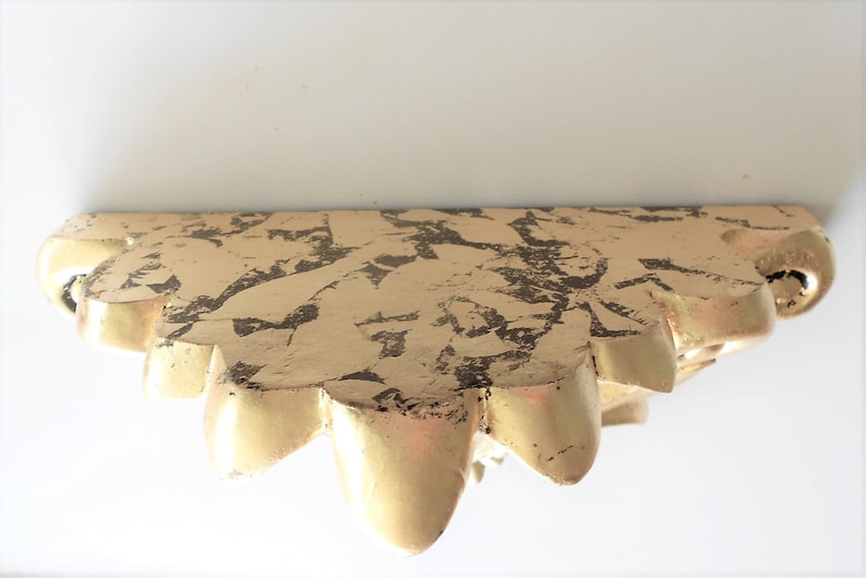 Wall Sconce Shelf Bracket Vintage Style Gold Gilt Sconce ... on Small Sconce Shelf id=34103