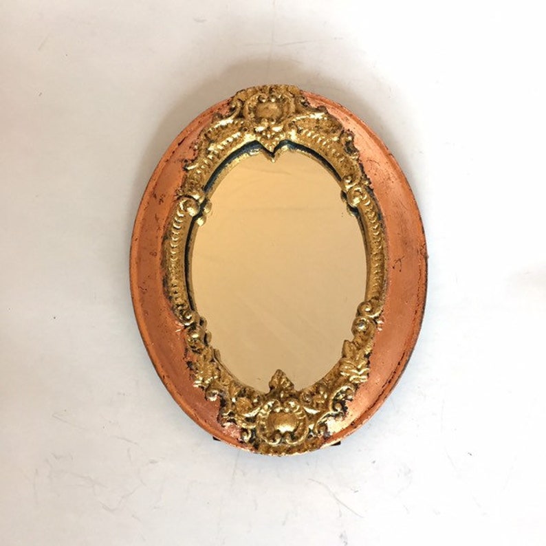 Vintage Style Mirror Vanity Oval Unique Wall Geometric Art Mirrors For Vm5013