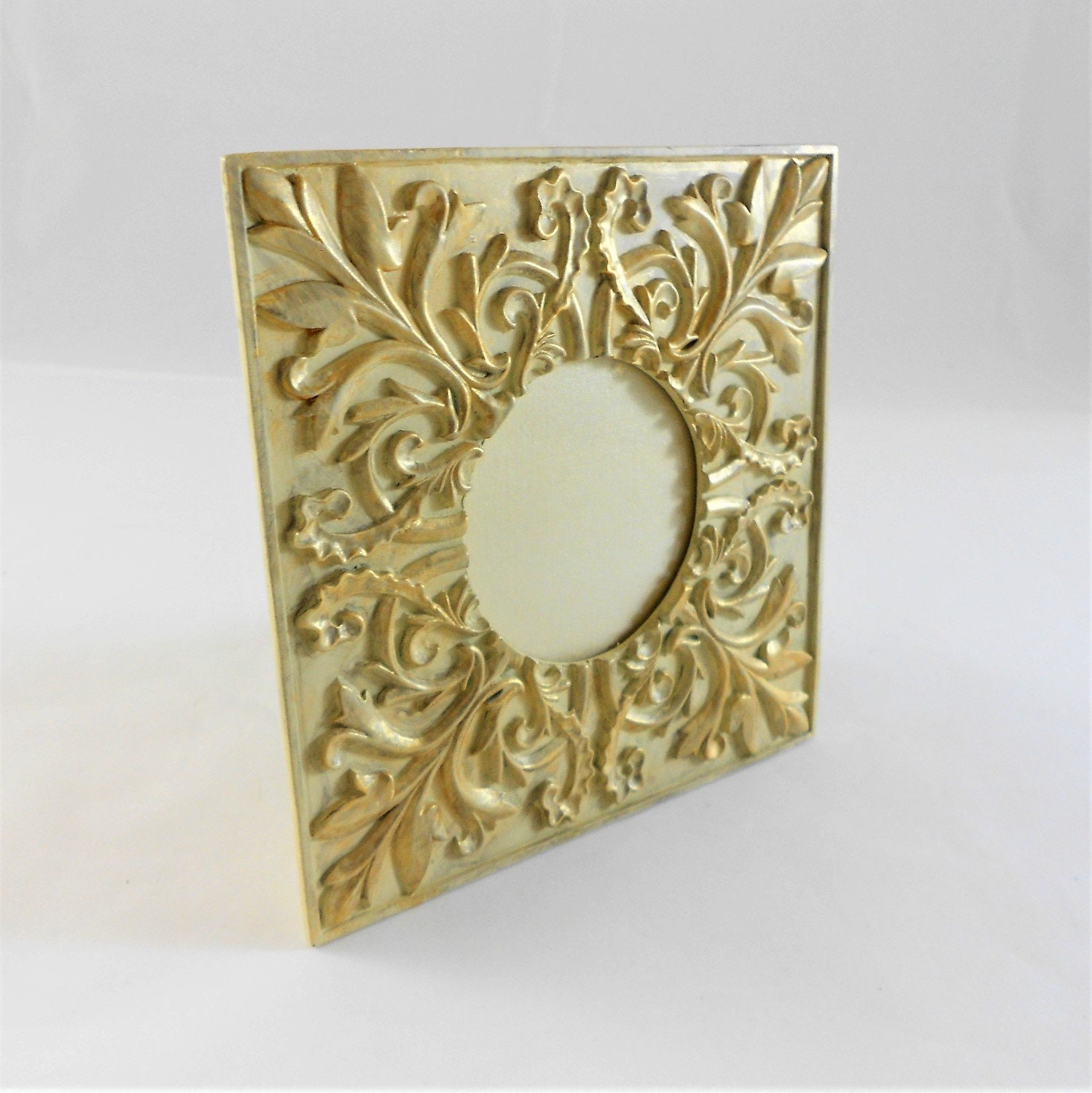 3 x 3 Gold Picture Frame 3x3 Ornate Picture Frame 3x3 Picture Etsy