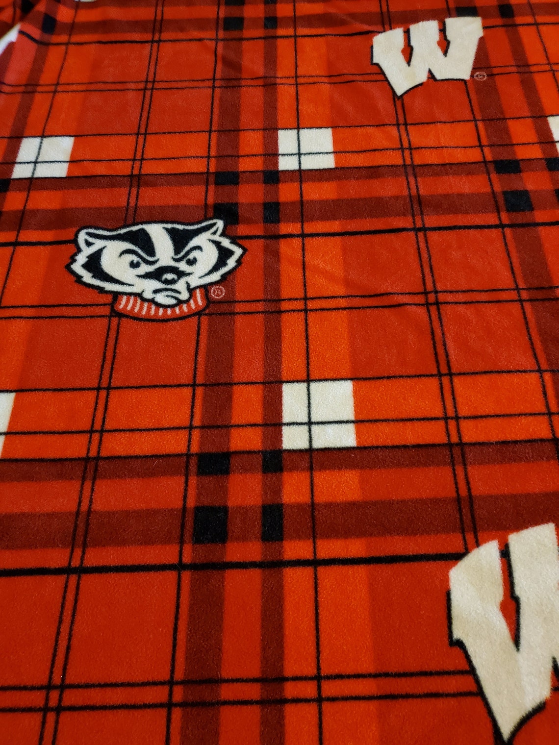 Badger blanket large and small fleece blanket gift for Etsy