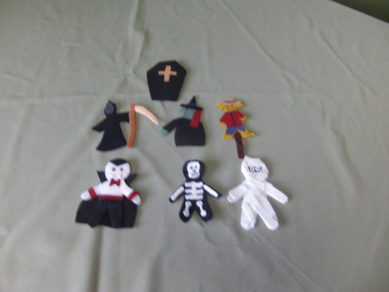 Halloween calendar autumn felt storyboard All Hallows Eve Etsy