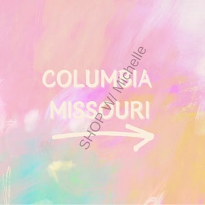 Columbia Missouri Wall Print