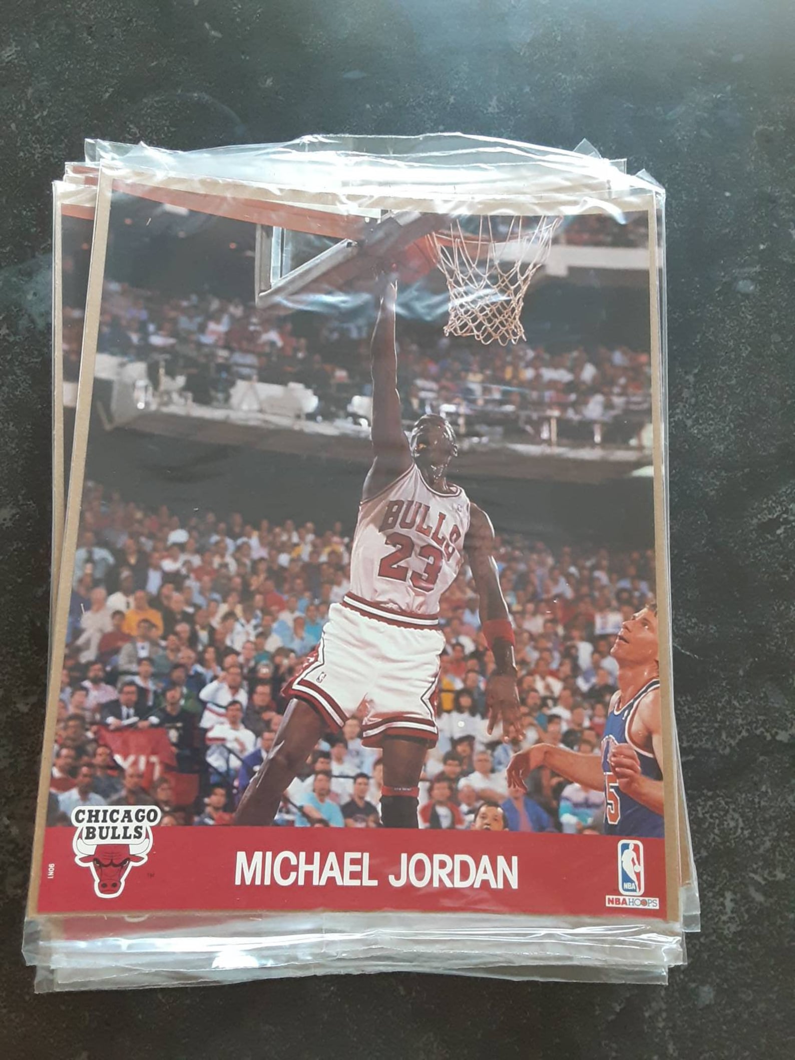 Michael Jordan 1990 NBA Hoops 8 X 10 Photo Sealed Etsy