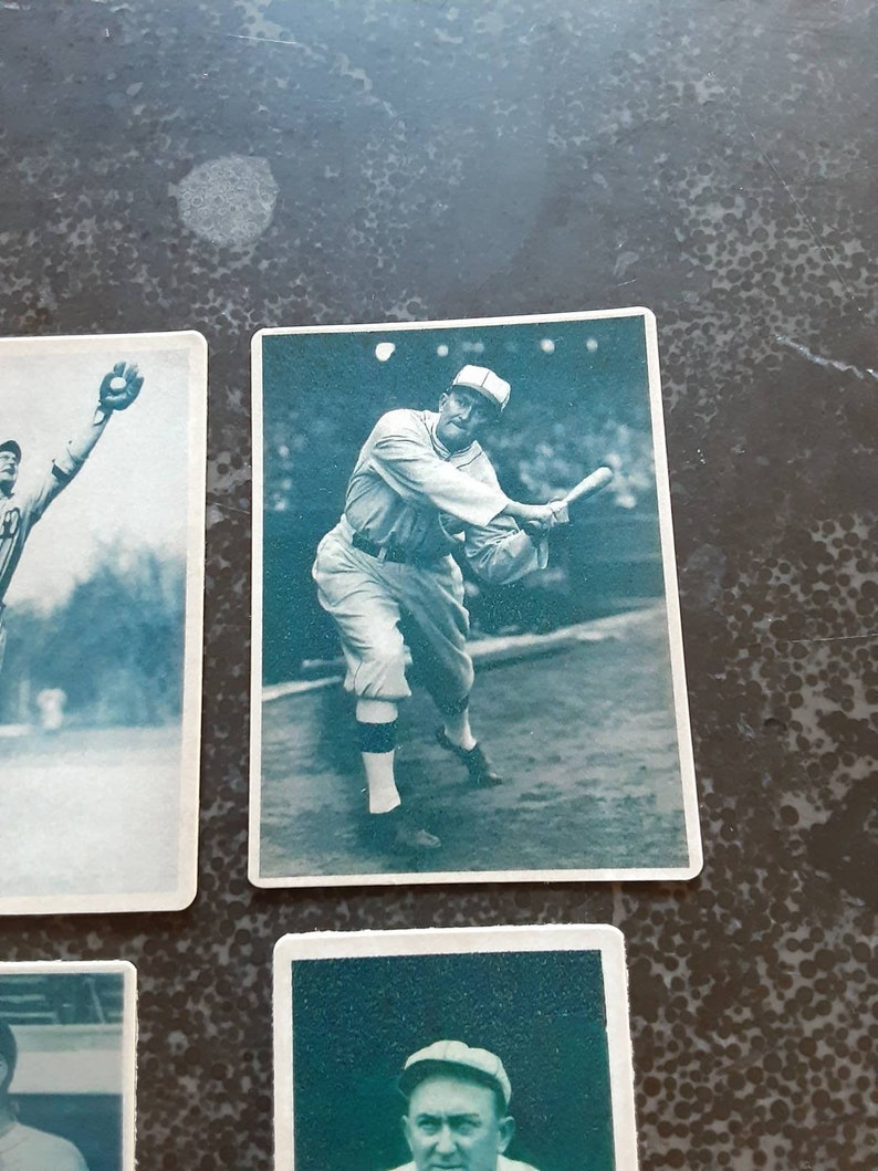 Ty Cobb blank back Photo Card Lot