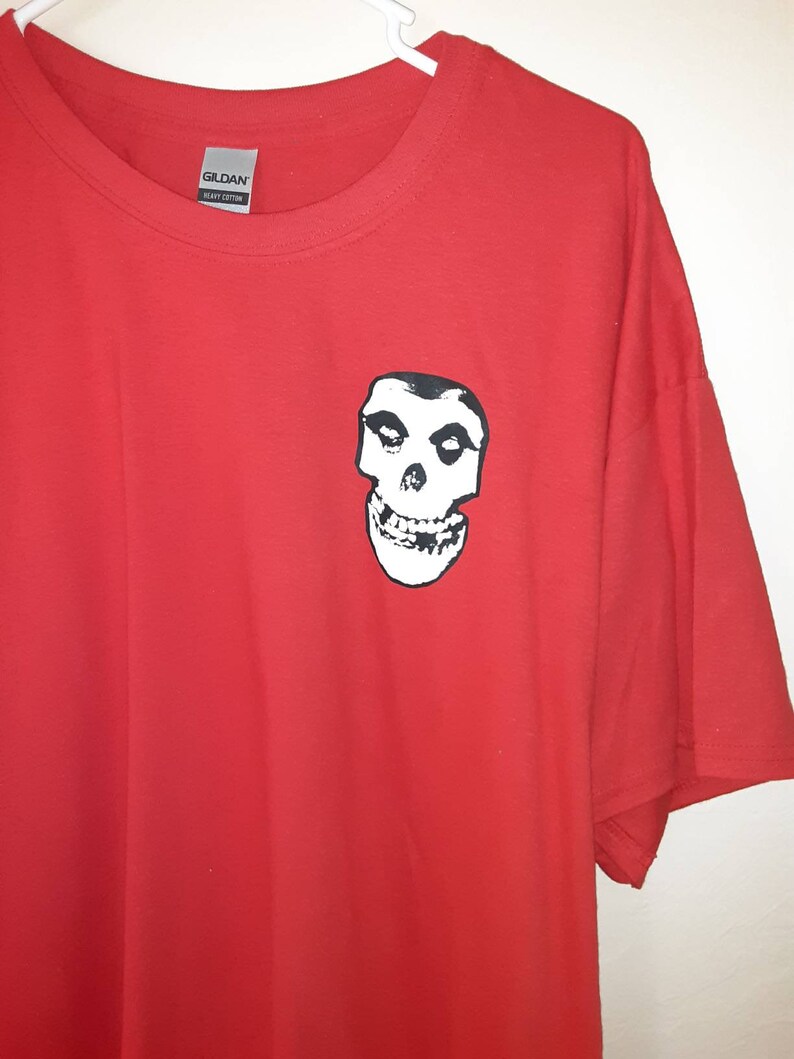 NEW Crimson Ghost Skull Shirt Red