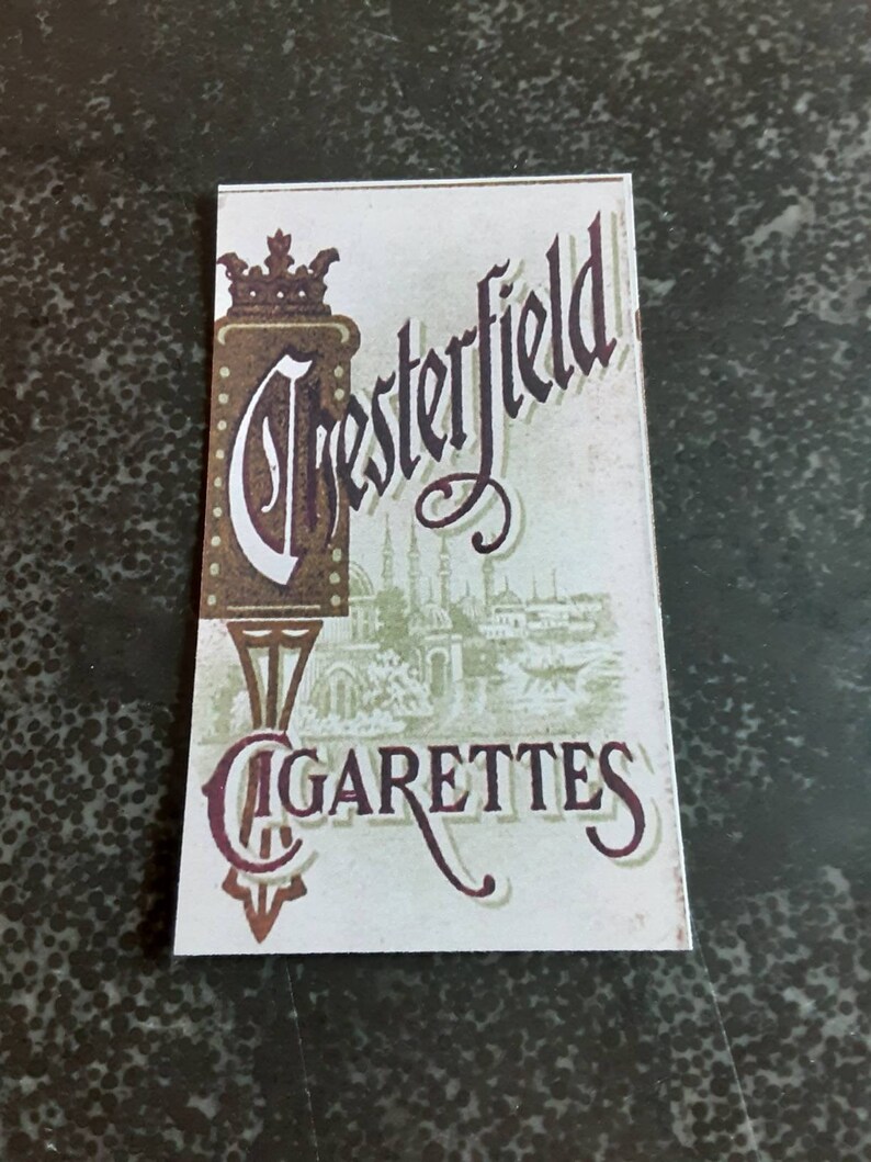 Rare Cy Young Chesterfield Cigarettes Reprint