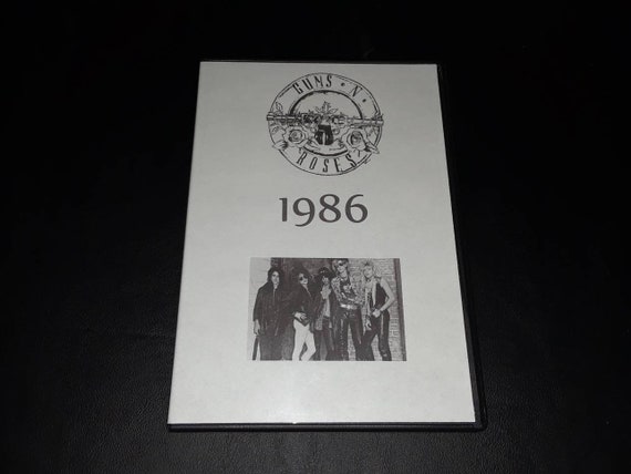 Guns N Roses 1986 Live Dvd Etsy
