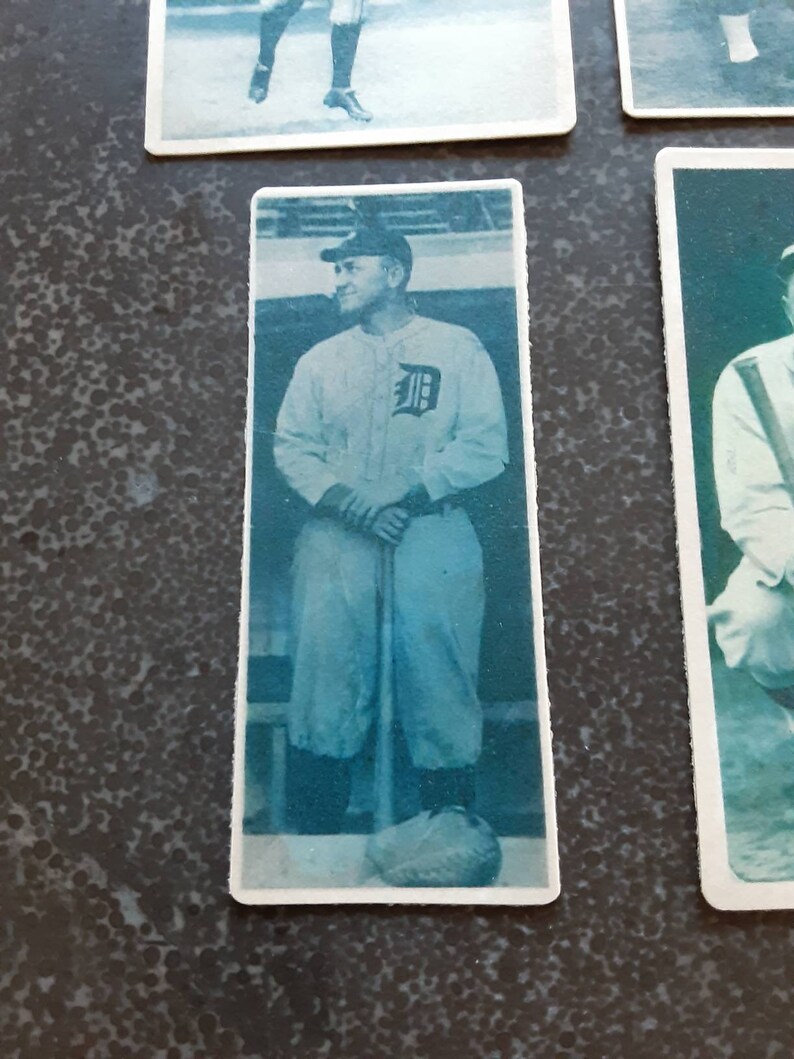Ty Cobb blank back Photo Card Lot