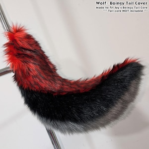Wolfy+ Boingy Tail Cover for Jay's Boingy Tail Cores [Tail core NOT included]