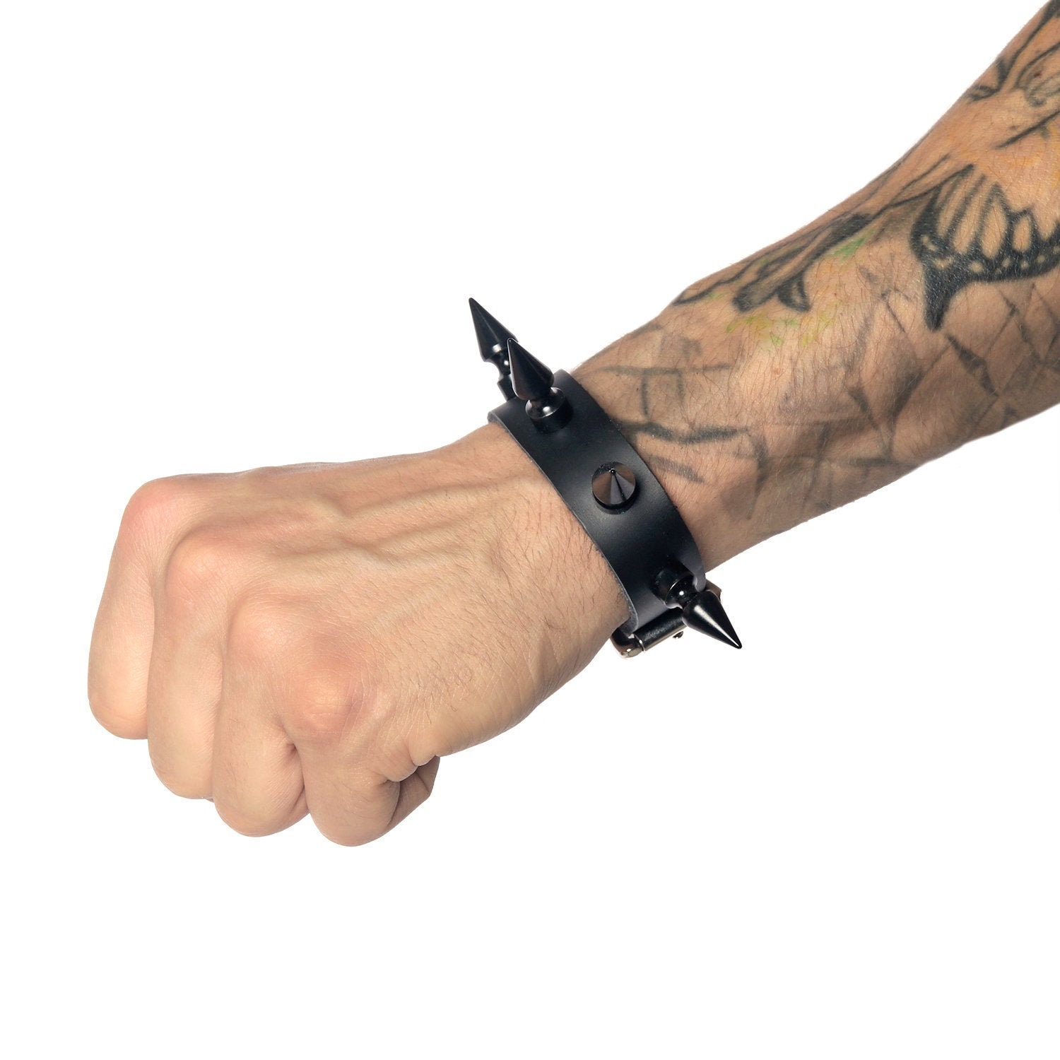 Goth spiked bracelet sale