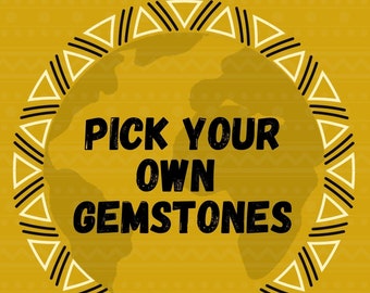 Pick your own gemstone studs / Gemstone studs / Add on service