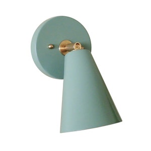 Atomic Single Cone Wall Sconce Mid Century Modern UL LISTED image 1