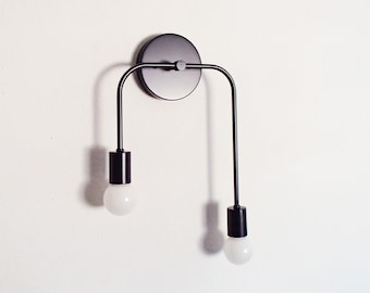 Minimalist Wall Light - Contemporary Sconce - Modern - Bathroom Light - Hallway Lighting - Rustic - Kitchen - Bedroom - UL Listed