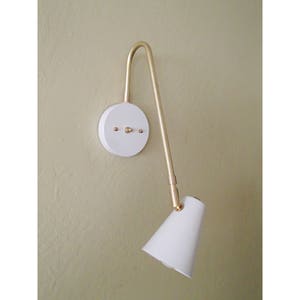 Modern Wall Sconce - Swing Shade - Contempory Lighting - Reading Light - Accent - Mid Century - Rustic