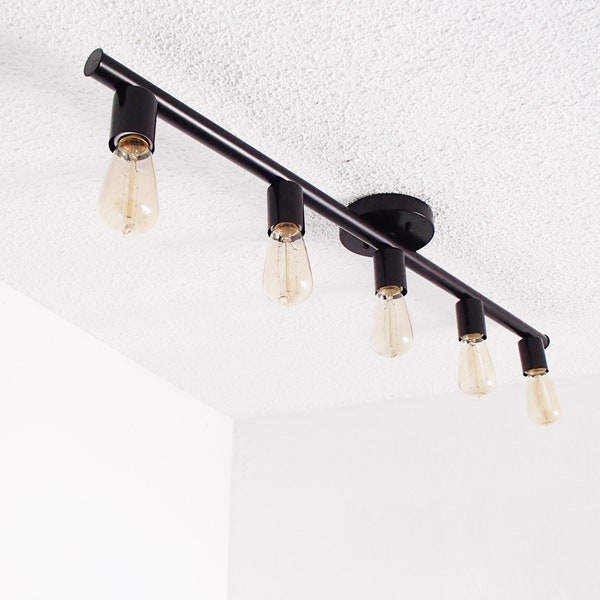 Modern Flush Mount - Rustic Multi bulb - Bar Lighting - Dining Room - Hallway - Contemporary