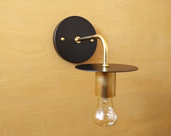 Modern Shaded Wall Sconce - Entryway - Hallway - Bedroom - Bathroom - Vanity - Dining Room - Living Room - Minimalist - UL Listed