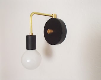 Moderne wandkandelaar - enkele lamp - minimalistisch - eigentijds - ganglicht - keuken - badkamer - woonkamer - eetkamer - UL LISTED