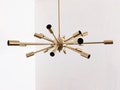 Sputnik Ceiling Light - 18 Arm - Starburst - Modern - Mid Century - Dining Room - Living Room - Entryway -  Kitchen Lighting - UL Listed