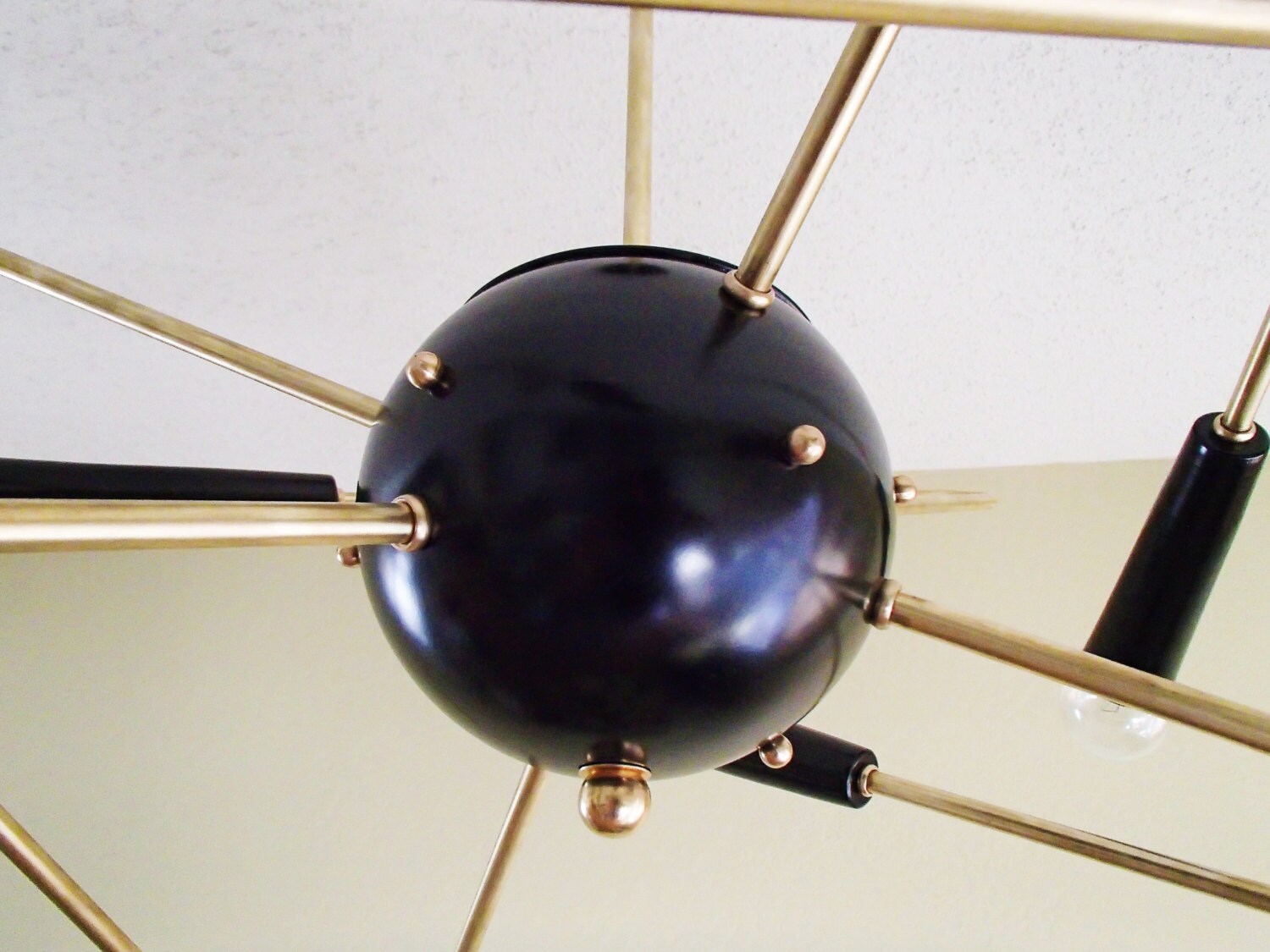 6 Arm Orbital Sputnik Ceiling Light Atomic Mid Century UL Etsy