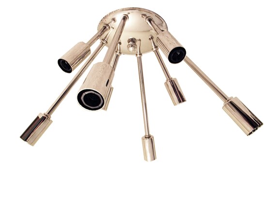 Chrome sputnik on sale flush mount