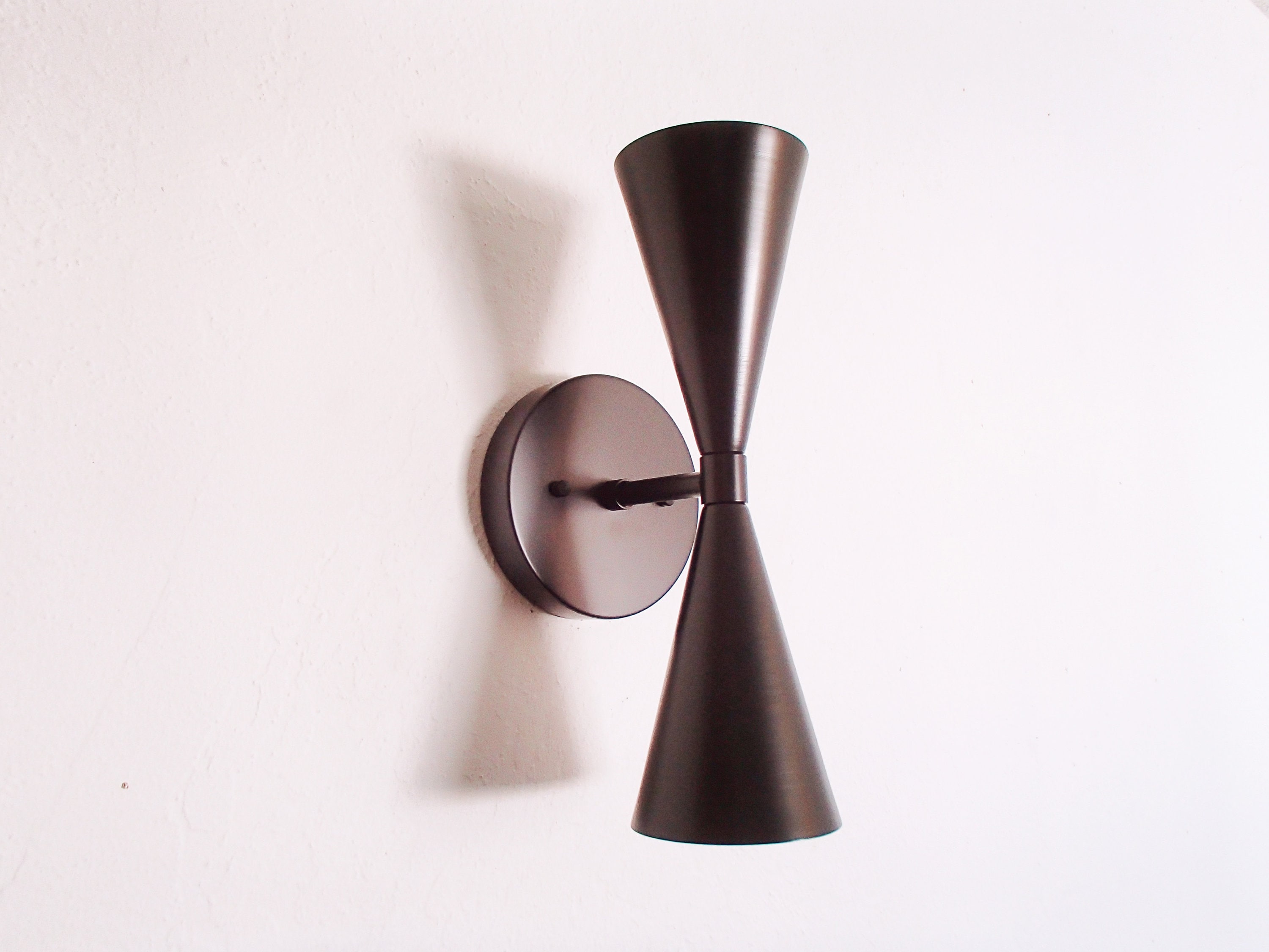 Modern Bowtie Wall Light Mid Century Sconce Contemporary Lighting