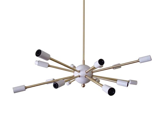 Details about Mid Century Modern Brass Sputnik Chandelier 16 Arms Starburst Handmade Lighting Details about Mid Century Modern Brass Sputnik Chandelier 16 Arms Starburst Handmade Lighting