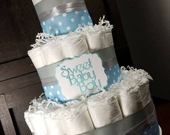 diaper ideas for boy baby shower