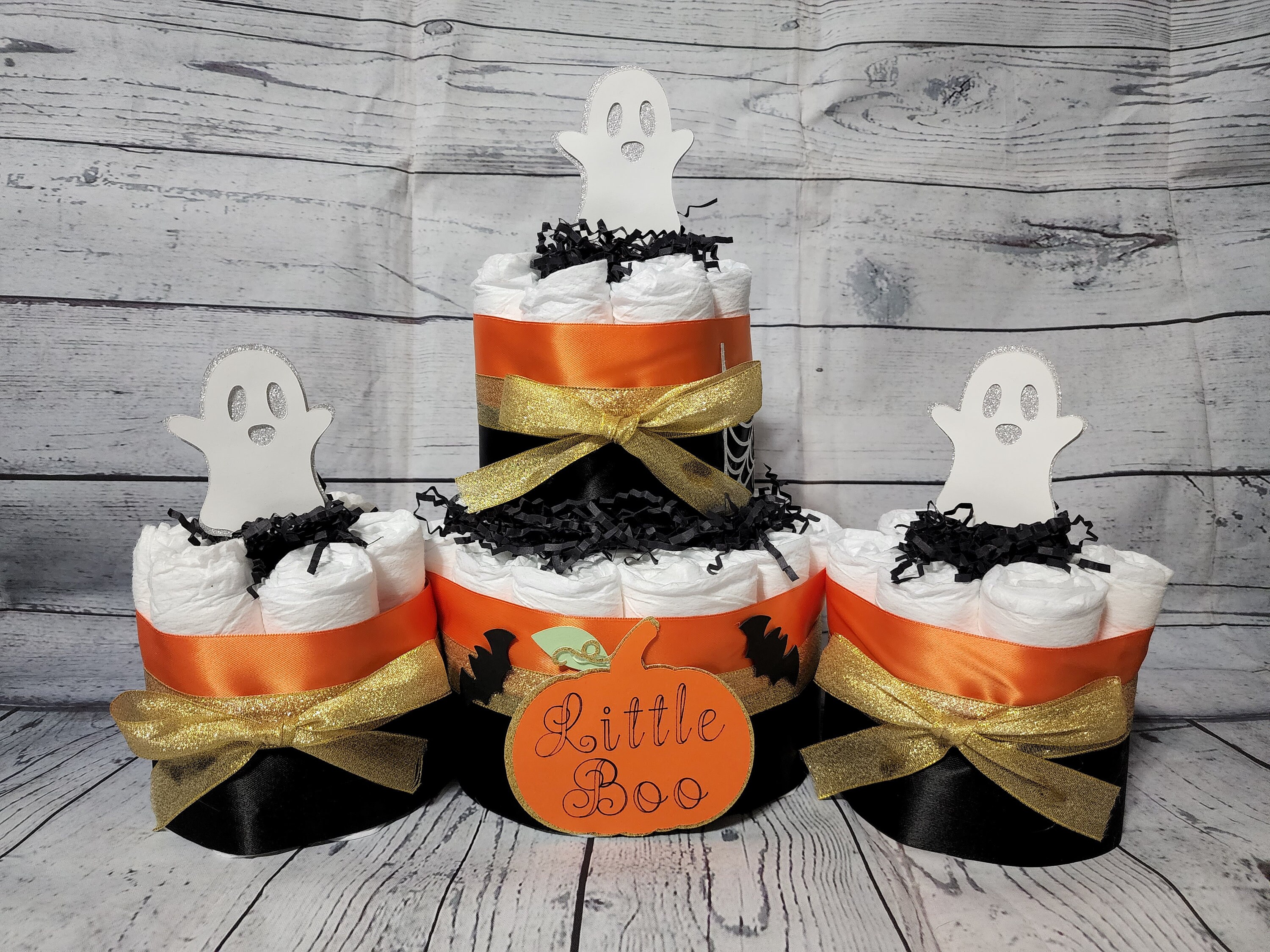 Halloween themed sale diaper cakes