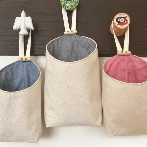 Hanging Wall Basket RV Organizer Pod Custom Embroidered Mask Etsy