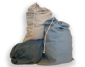 linen laundry bag large linen bag LH0009 natural linen storage basket hanging linen bag home linen bag linen laundry Large home bag
