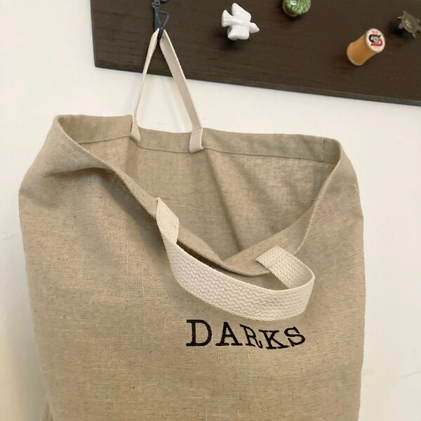 Canvas Hamper Tote Etsy