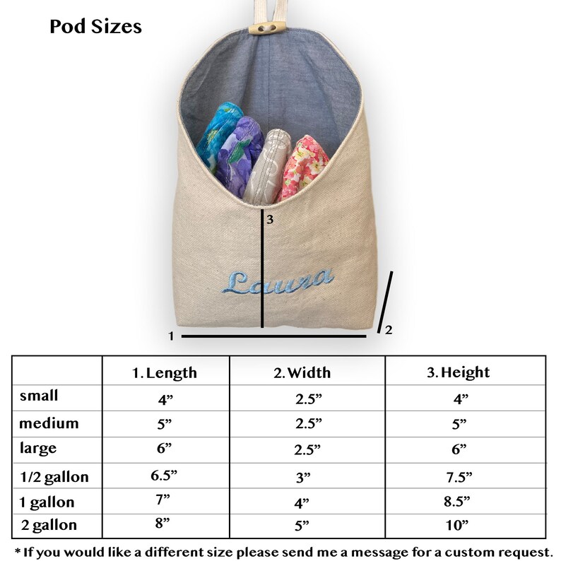 Reusable Paper Towel Storage Hanging Storage Pod Zero Waste - Etsy