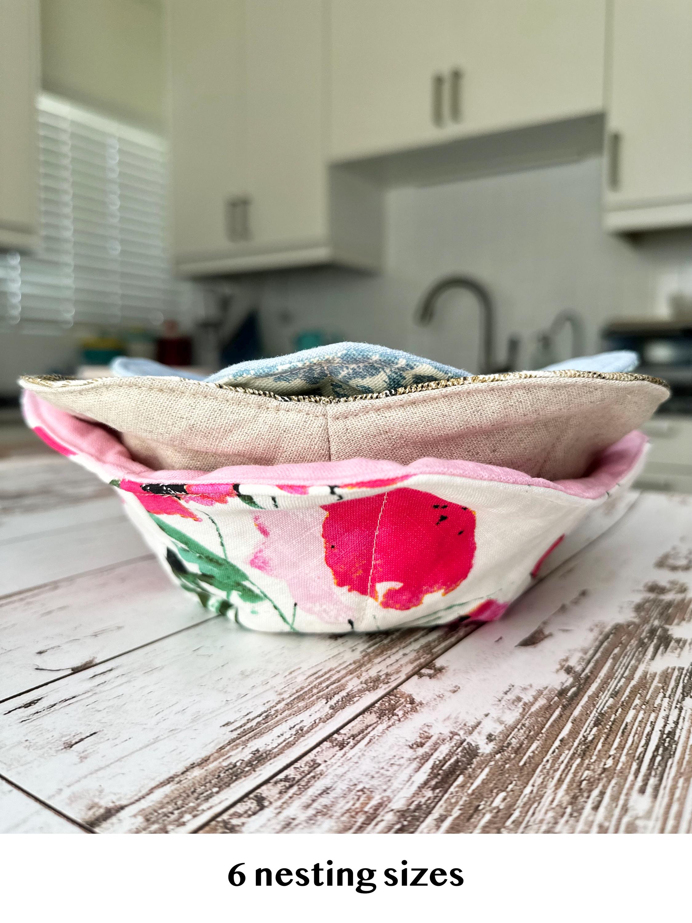 PDF Pattern for Bowl Cozies, Sewing Pattern and Tutorial for Quilted ...