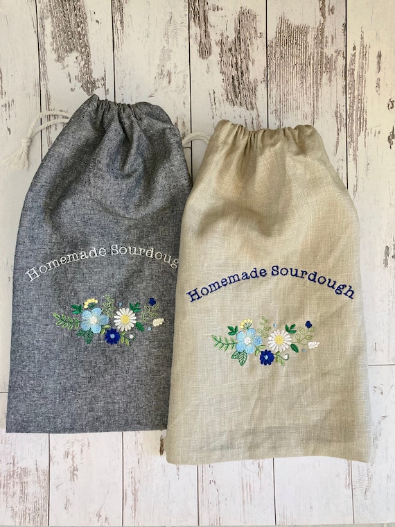 Sacchetto per il pane in lino personalizzato Contenitore per