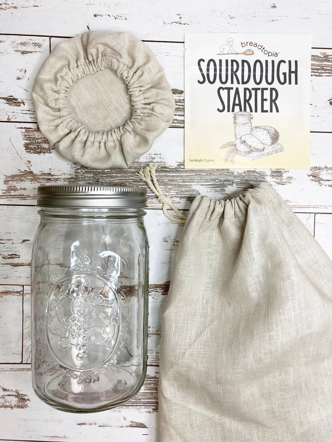Sourdough Starter Gift Set Bread Baker Kit for Homemade - Etsy