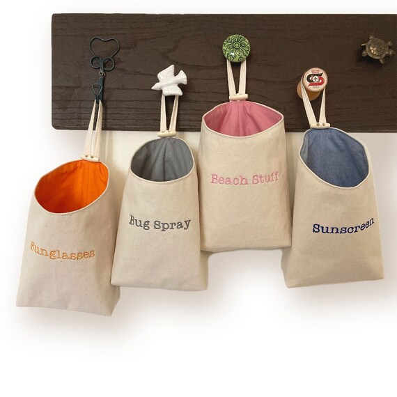 Hanging Wall Basket RV Organizer Pod Custom Embroidered Mask Etsy