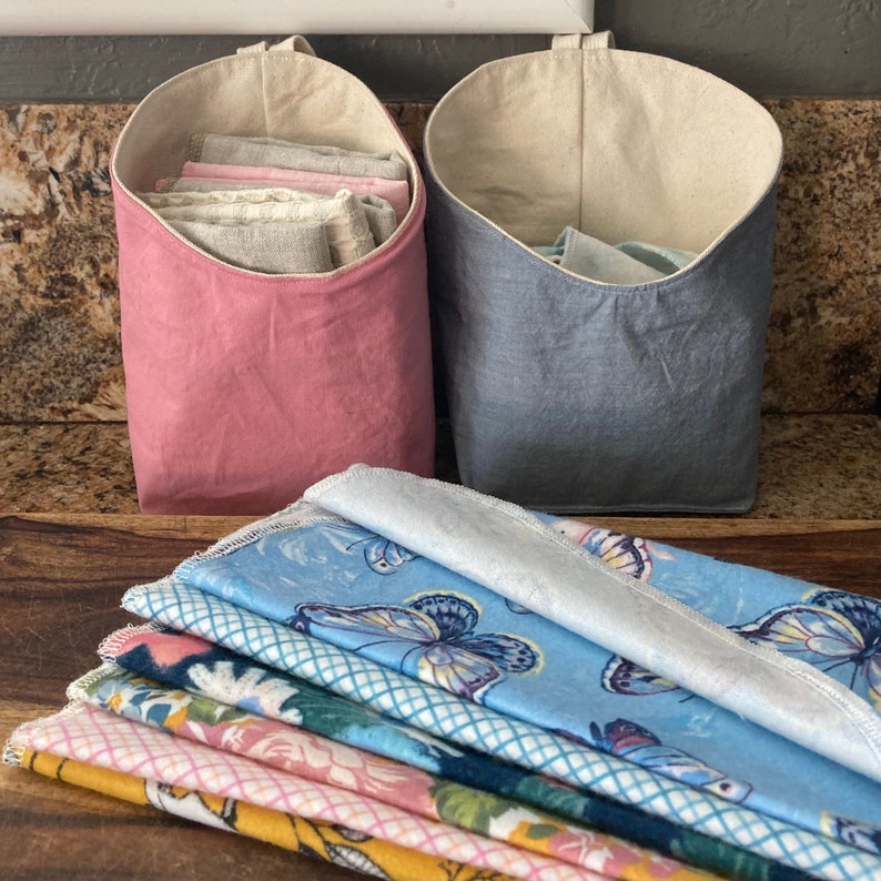 Reusable Paper Towel Storage Hanging Storage Pod Zero Waste - Etsy