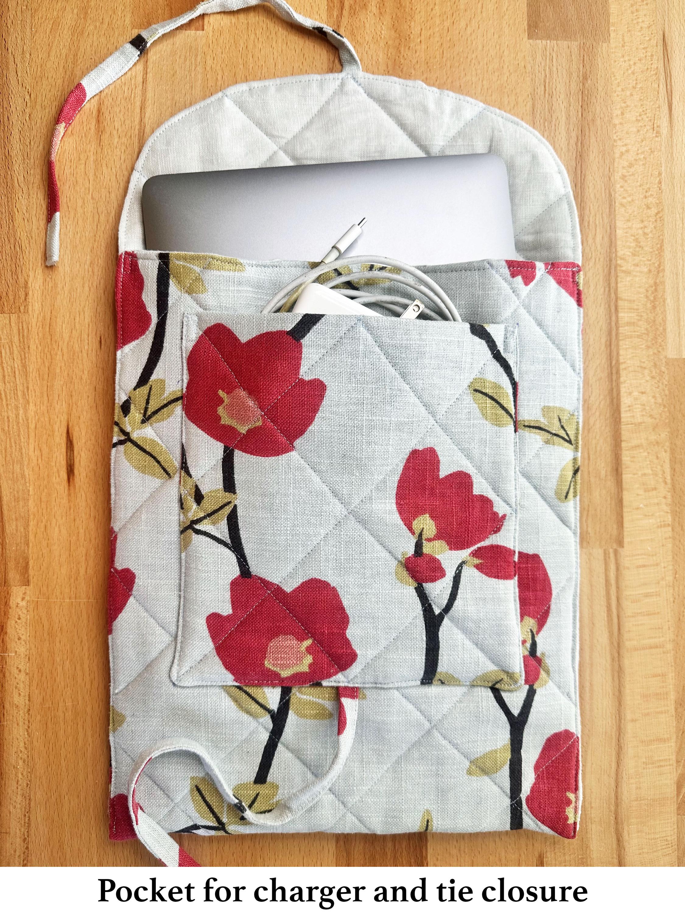 PDF Pattern for Laptop Sleeve, Sewing Pattern and Tutorial for Tablet ...