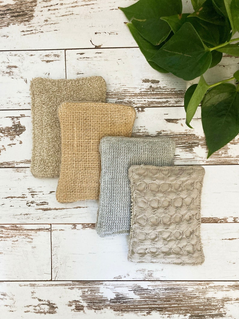 Reusable Sponge, Zero Waste Sponge, Washable Sponge, Natural Kitchen Sponge, Eco Friendly Dish Sponge, Sustainable Sponge Set